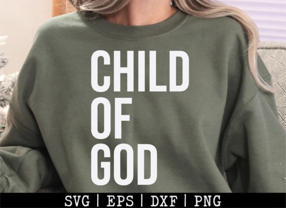 Child of God SVG PNG: A Faith-Inspired Graphic for T-Shirt & Merchandise Designs