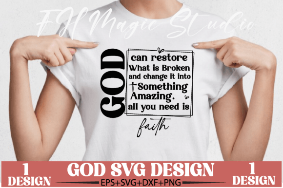 God SVG: A Thoughtful Embroidery Design for Faith-Based Projects