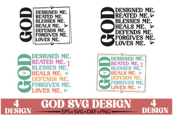 God SVG Design, Christian Svg, Jesus PNG Graphics for T-Shirt Designs & Content Publishing