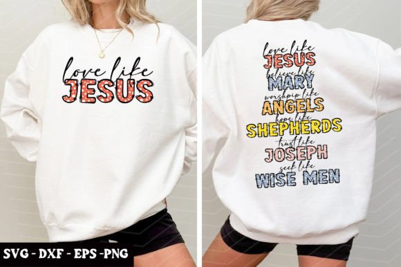 Love Like Jesus SVG: A Heartfelt Design for Faith-Based Branding and T-Shirt Graphics