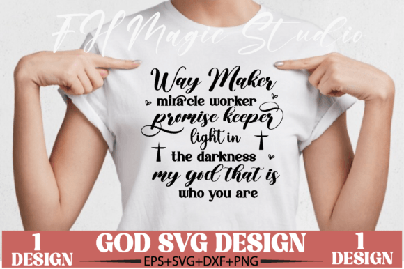 My God SVG: A Faith-Inspired Graphic for T-Shirt and Brand Designs